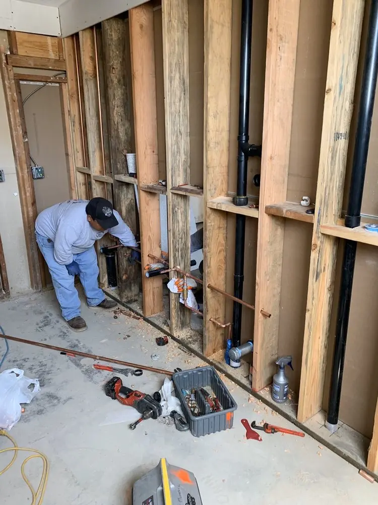 Commercial rough-in plumbing for Water Heater Replacement in Old Annapolis Neck
